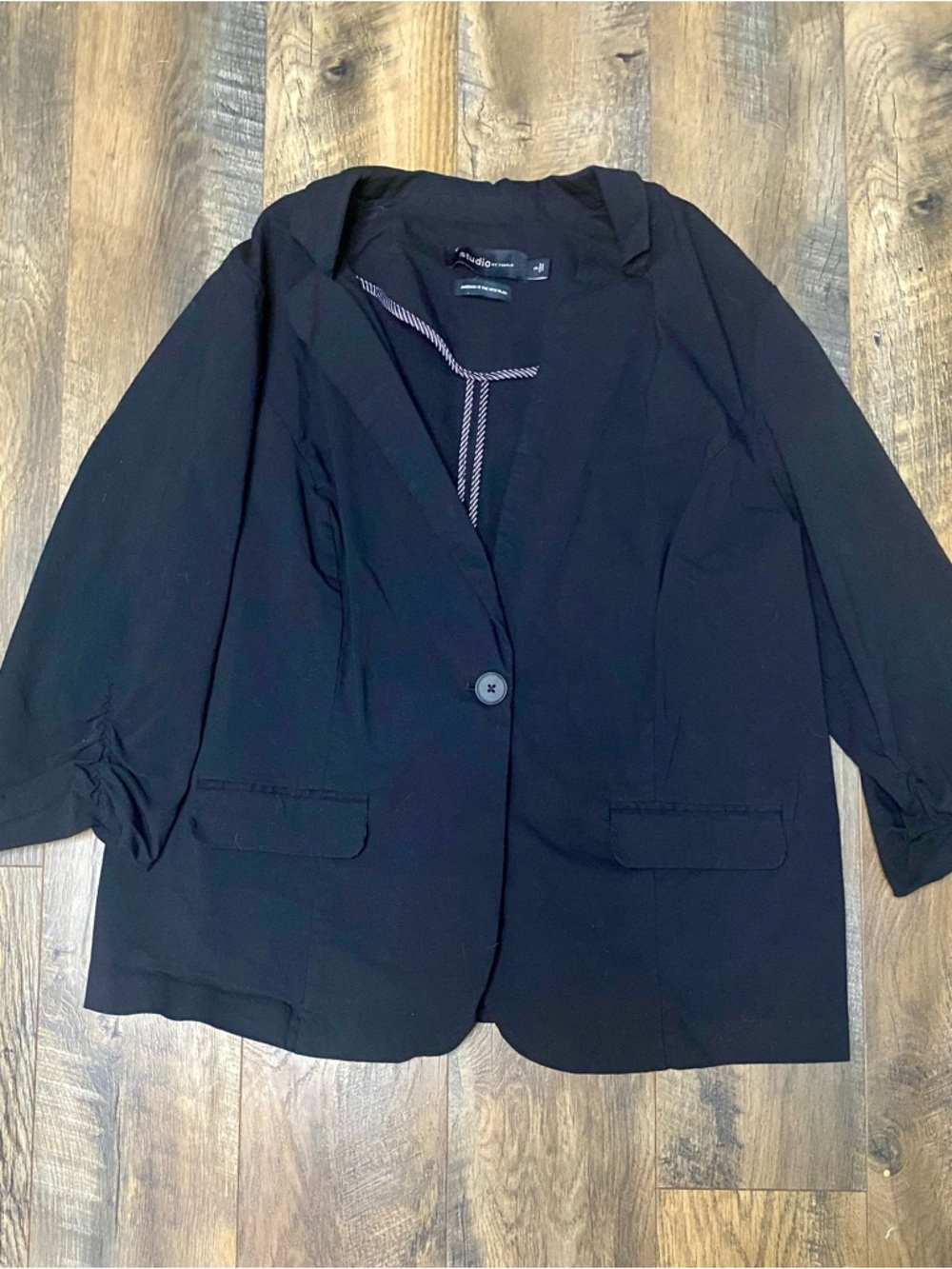 Studio by Torrid Women's Black Stretch Blazer Jacket